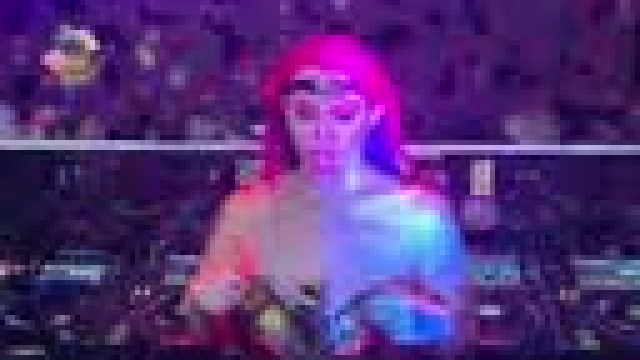 Flashing behind the decks on stage [OC]