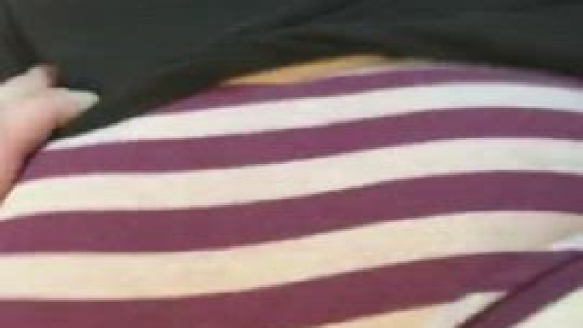 Striped panties are the best to ruin