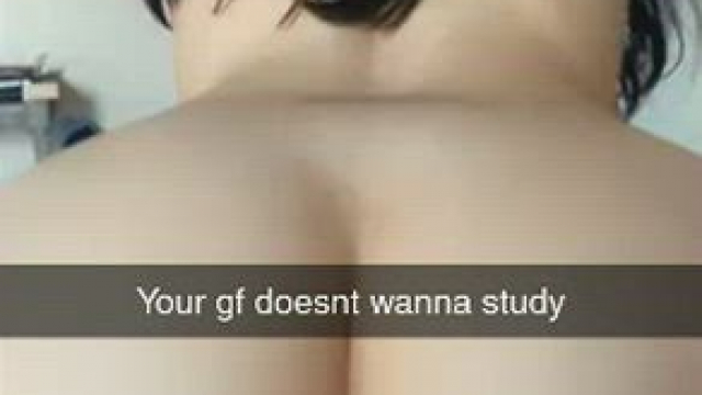 She's always late after college