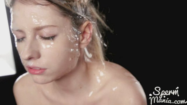 Rebecca Volpetti fucks a guy after getting covered with a dozen loads on her fac