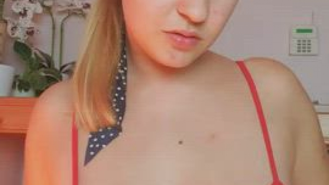 Well, then, as your fuckdoll I want to inform you that my already huge boobs have