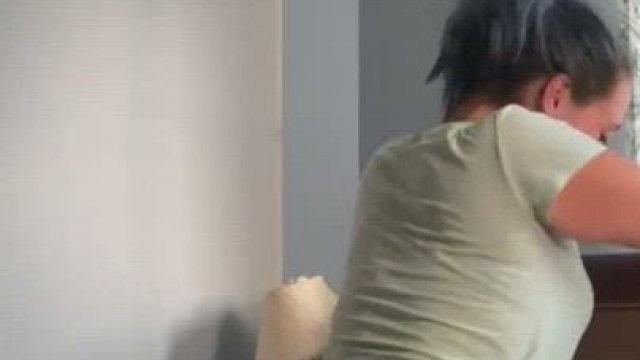 PAWG rides her man's black penis