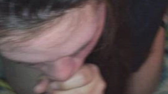 Sucking some new dick while hubby plays with my ass!