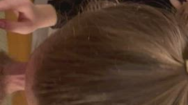 Worshipping my cock after i spanked her juicy ass ;)