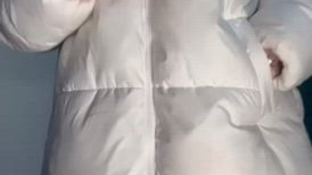 It’s so cold in England.. wearing this coat with nothing underneath is pleasant thoug