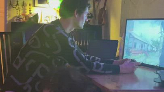 Sometimes I come home super horny and he’s playing video games so I try everythi