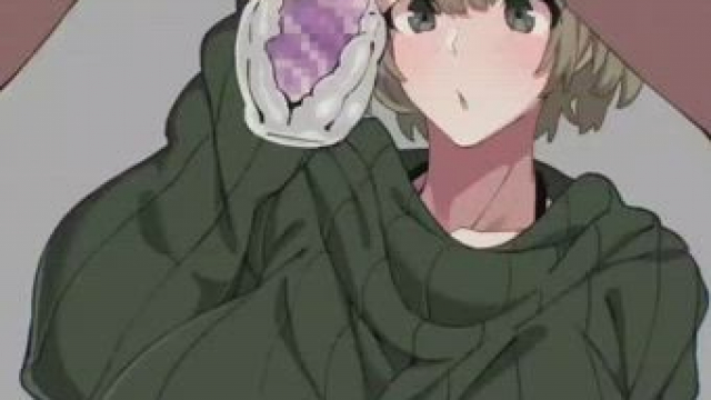 Squeezing the cum out of him