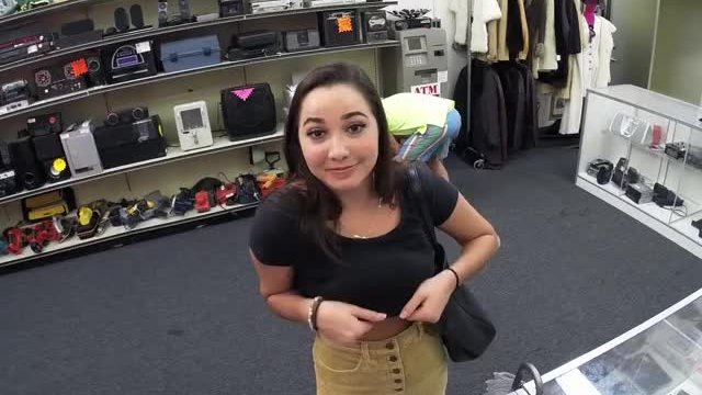 Flashing Boobs at The Store