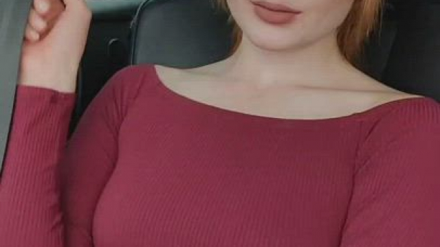 Pull over... My little red pussy needs your fuel