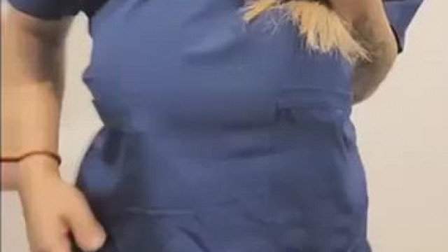 Titty Drop-Nurse with some Huge Naturals ;)