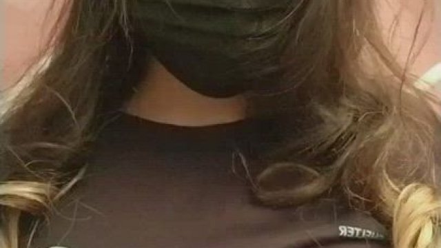 My bra is the wrong size for my tits.. but maybe your hands can support them bet