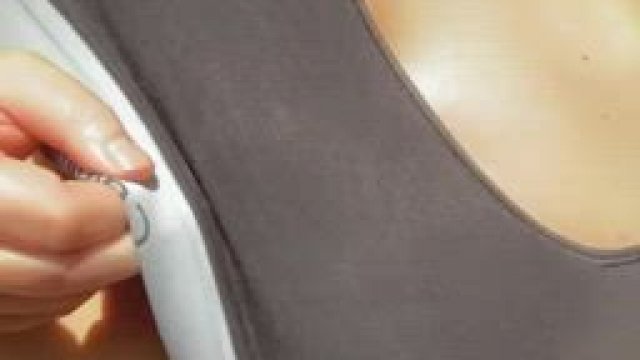 Perky DDDs under my sports bra