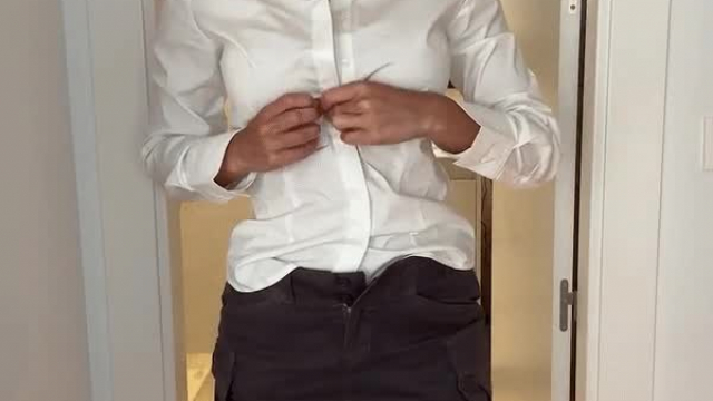 Hiding these melons underneath my teacher outfit