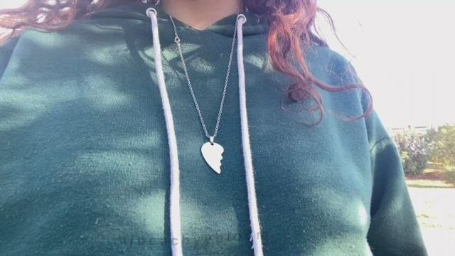 I love when my boobs are out in the nature