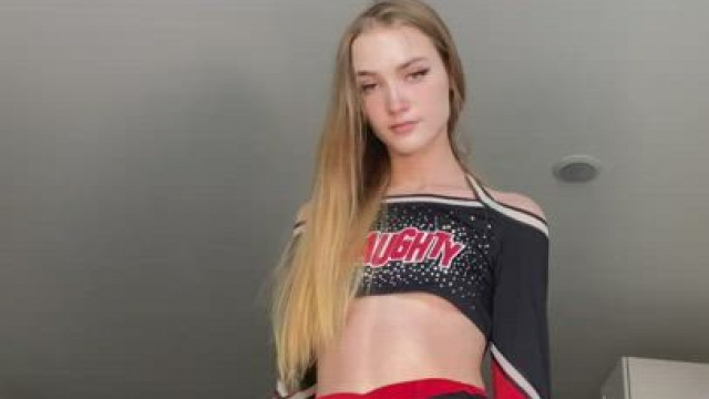 For any older men who might appreciate watching a naughty cheerleader like me sp