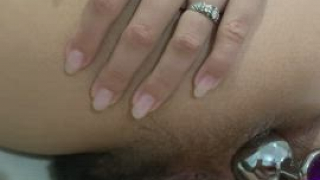 Gaping my hairy butthole