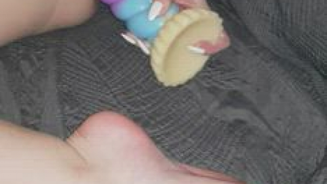 Look at how easy it goes in now, cant wait to get banged hard