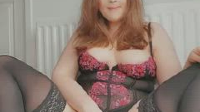 Dressing up in lingerie makes me horny