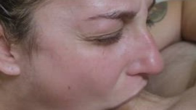 I love swallowing big loads like this