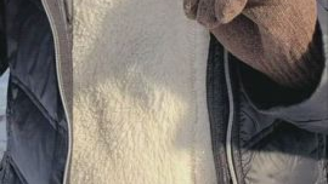 Revealing my cold perky tits on a hike! (F)