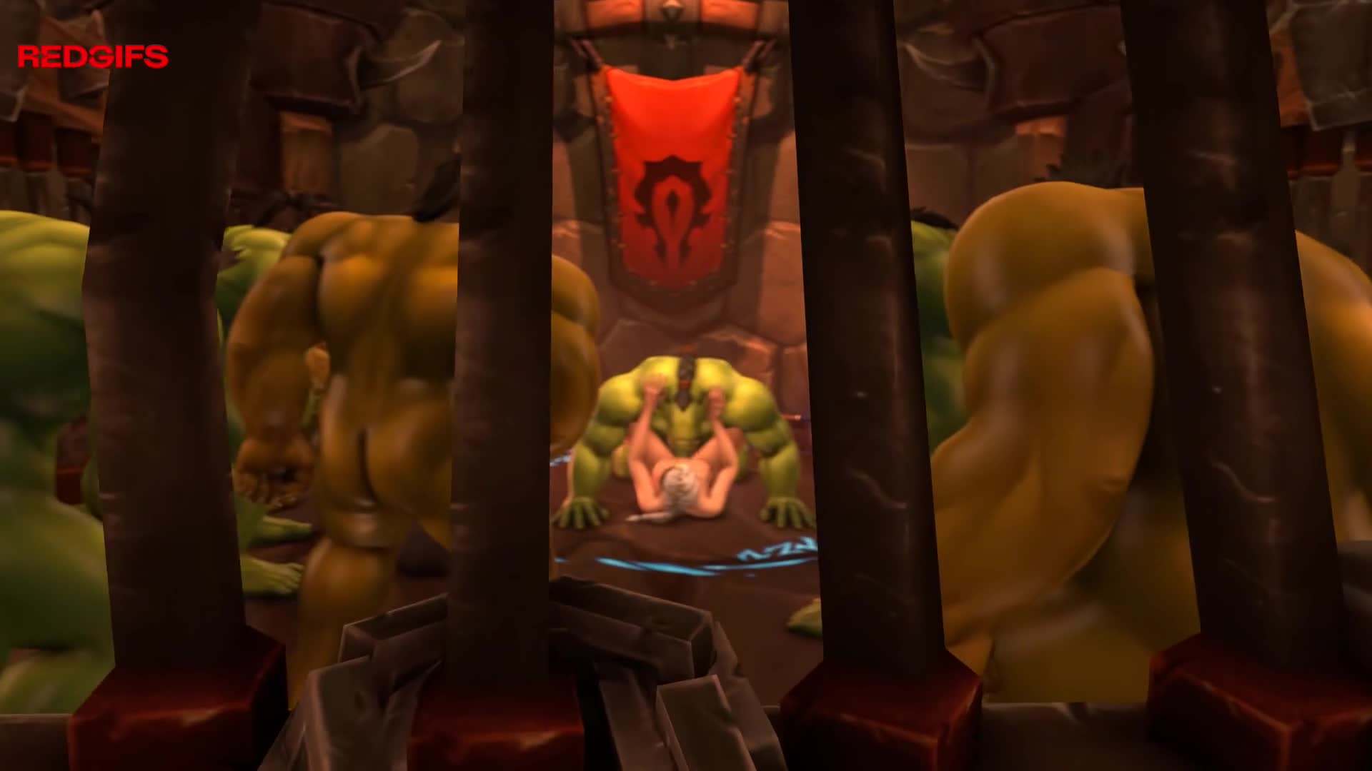 Jaina gets bred and fed in Orgrimmar