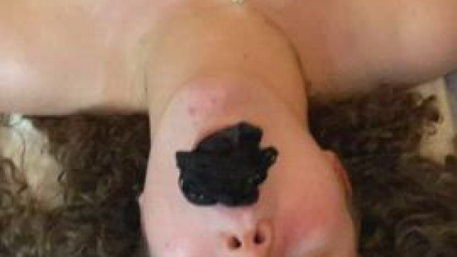 He told me to put my knickers in my mouth as he cums all over my face