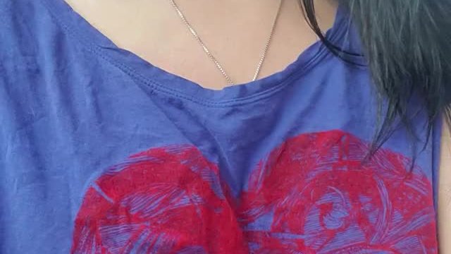 Had to get myself off in the car