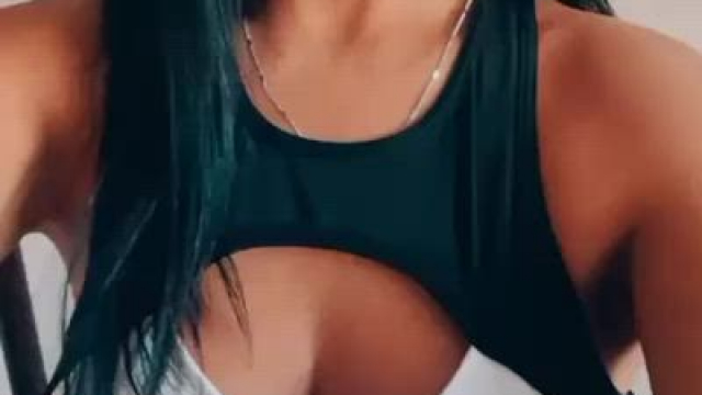 Trying to help start your weekend off with my huge tits