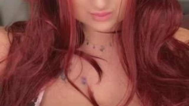 The weight of them hanging turns me on