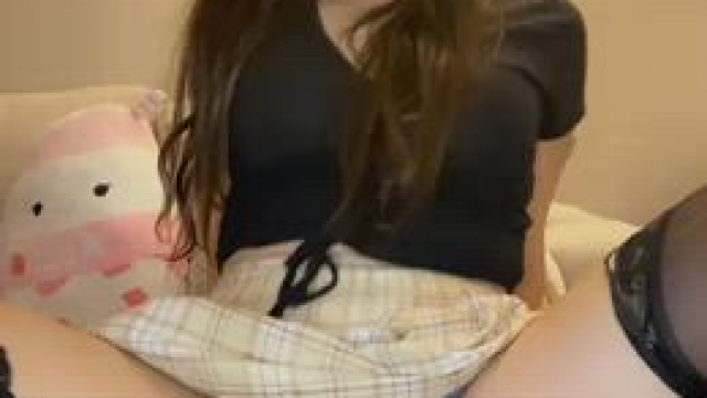 Let me ride your cock while we watch Hentai