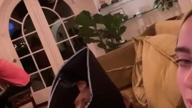 Billie Eilish - Slapping her big tits