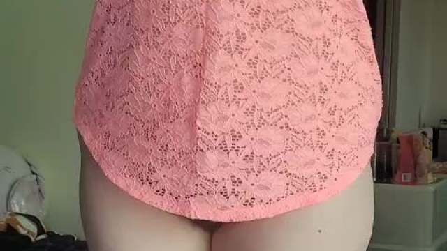 Curvy tease with a bush