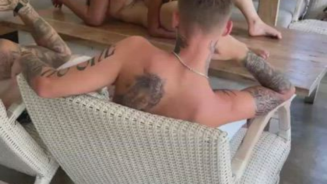 TikTok sluts party with friends