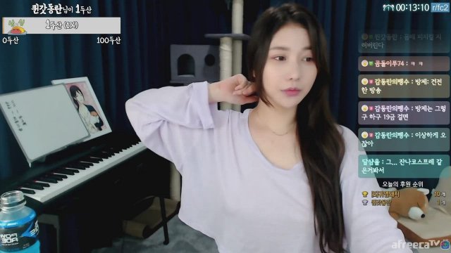 Nip slip while dancing on Afreeca