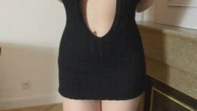 They're way too big for this dress!