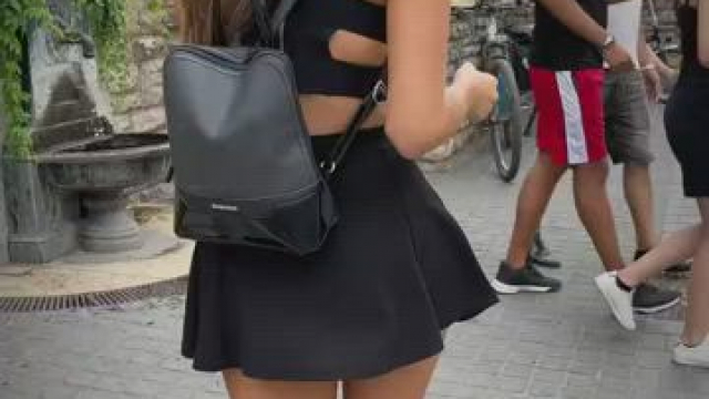 Stand behind me while I get a drink?