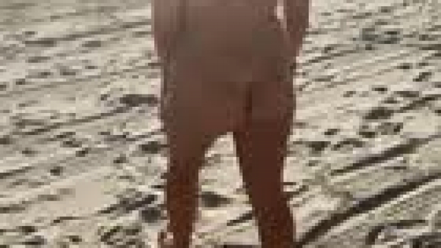 Of course I wore my plug to the beach