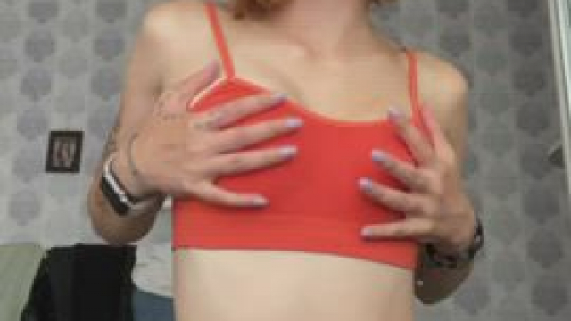 I do not know if I am happy with my small tits