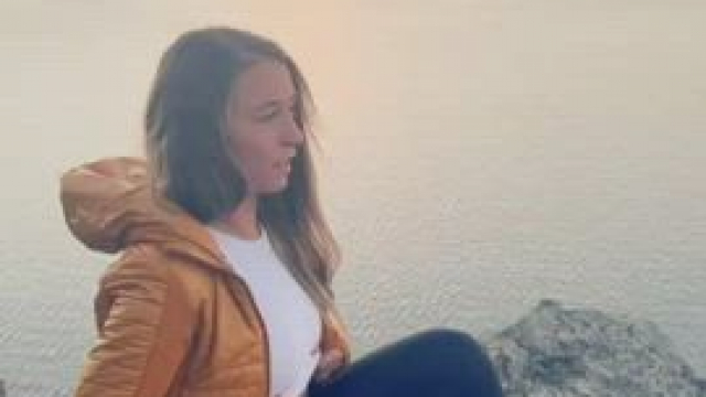 Enjoying the sunset over Lake Tahoe