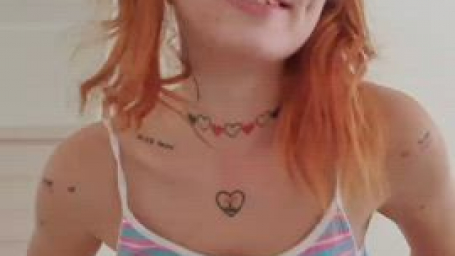 take off my skirt to find out if I'm tired of panties today