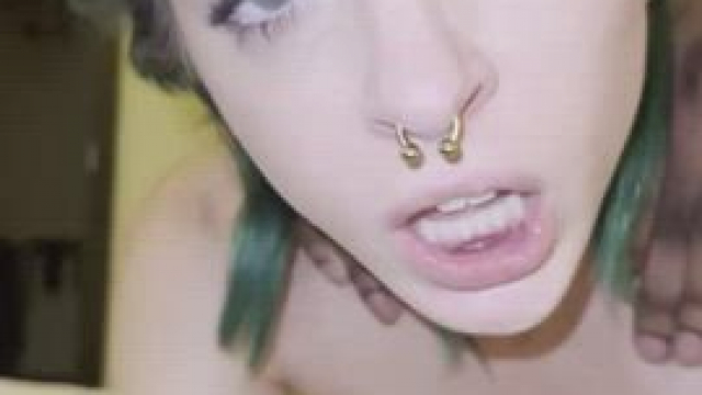 Getting this tight fit brat penis drunk