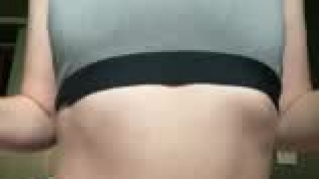 This sports bra hides a lot