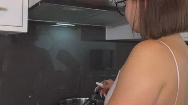 I usually hate it from behind but we've tried it more and more lately and I'm sl