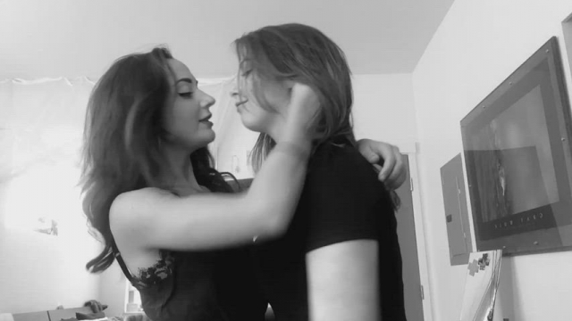 Don't you love us? There's nothing better than two pretty ladies making out!