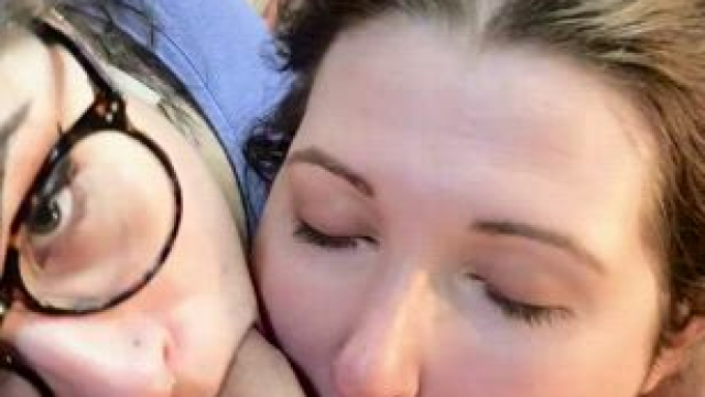 Love when my girls worship my cock