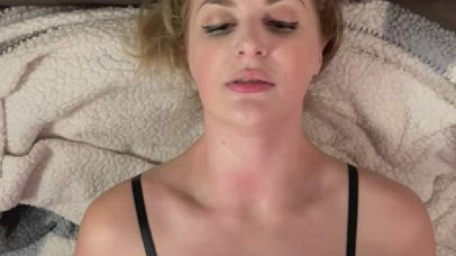 Right in the mouth down the throat! The best aim