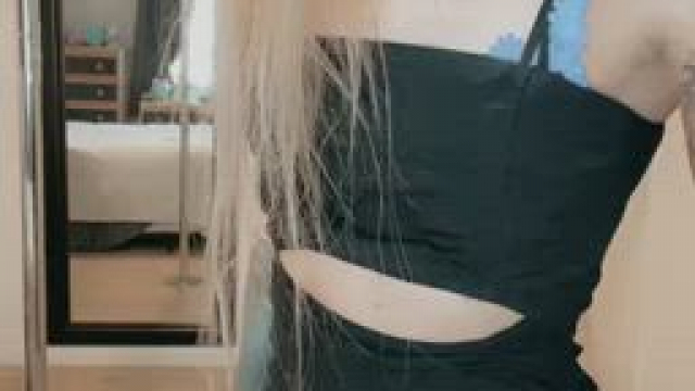 This dress looks better on the floor