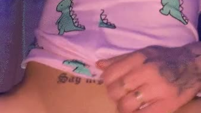 Panties to the side for a crystal clear view