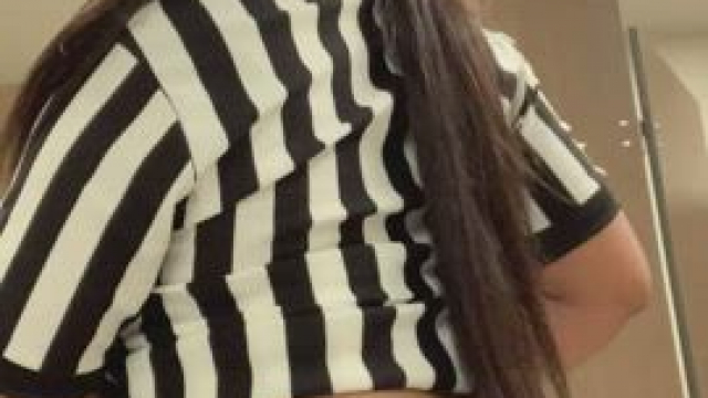 She works at Foot Locker or McDonald's?