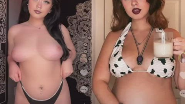 not pregnant vs 25 weeks